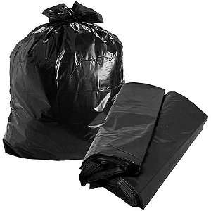 Saco Para Lixo 200l Preto 90x105cm Extra