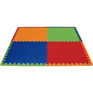 Tatame Play Mat Color 52x52cm 8mm 4 Peças