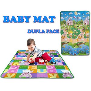 Tapete Em Eva Baby Mat Dupla Face 180x120cm