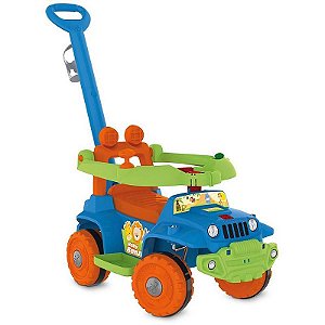 Veículo Para Bebê Babyjipe Passeio/andador Azul
