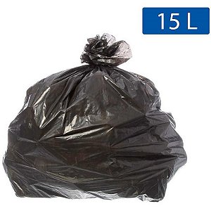 Saco Para Lixo 15l Preto 39x58cm 5 Micras Pct Com 100