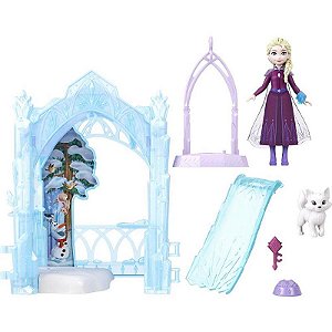 Boneca Disney Frozen Refugio Gelado Dos Anim