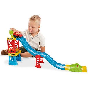 Pista Ramp Racer 28 Peças Com 2 Carrinhos