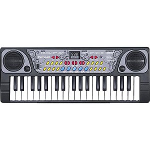 Teclado Infantil Com Microfone - 37 Teclas