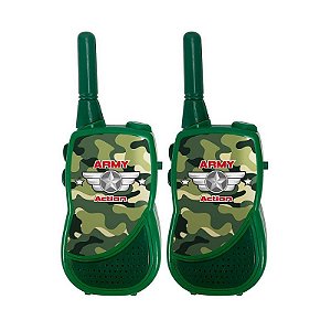 Walkie Talkie Army Action Com Lanterna