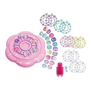 Maquiagem E Beleza Infantil Fashion Unha Mania Adesivo 81p Kit