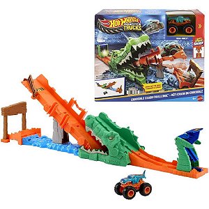 Hot Wheels Monster Trucks Desafio Do Crocodilo