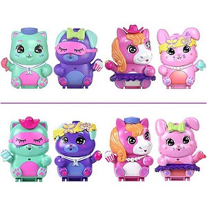 Polly Pocket Micro Conjunto World Animazinhos Sortido Com 1 Boneca E 10 Acessórios