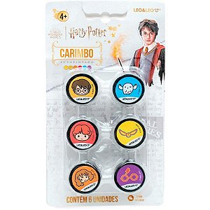 Carimbo Pedagógico Harry Potter 6 Modelos Blister Com 06