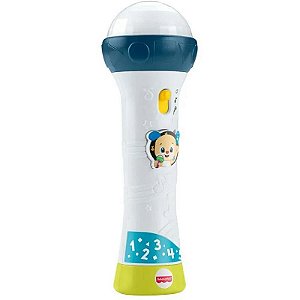 Fisher-price Aprender & Brincar Microfone Com Sons E Gravador