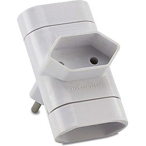 Adaptador Para Tomada Pino Multiplicador Bipolar Bc