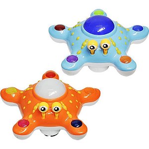 Brinquedo Educativo Estrela Lala Bate E Volta Com Luz E Som