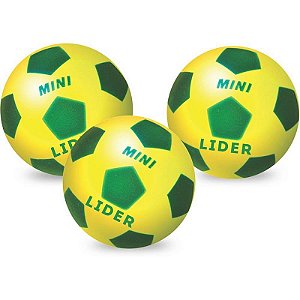 Copa Do Mundo Bola De Vinil Mini Lider Brasi Pct.c/12