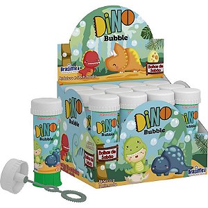 Bolha De Sabão Dino Bubble 60ml Caixa Com 12