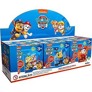 Quebra-cabeça De Madeira Patrulha Canina Mini 10 Peças - Display Com 6 Unidades