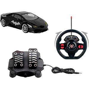 Carrinho De Controle Remoto Batman Dark Running 7 Funções Frecar