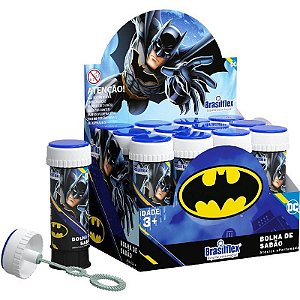 Bolha De Sabão Batman Clássico 60ml Com Jogo – Caixa Com 12 Unidades