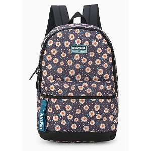 Mochila Up4you Believe Grande Preta - 45x32x16cm