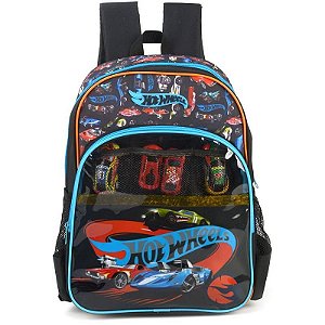 Mochila Infantil Hot Wheels Grande - 41x30x14cm
