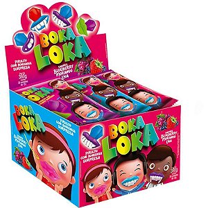 Doce Pirulito Boka Loca  Display Com 30