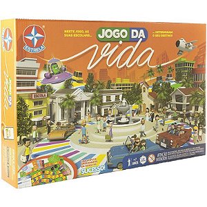 Jogo De Tabuleiro Jogo Da Vida - A Partir De 8 Anos