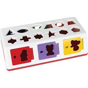 Brinquedo Educativo Caixa-encaixa - A Partir De 1 Ano