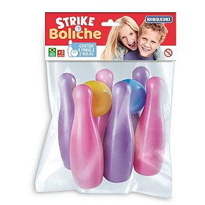 Boliche Strike Solapa Menina Diversão E Coordenação Motora