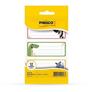 Etiqueta Escolar Baby Bichos  80x30mm 4fls Ct.c/03