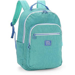 Mochila Up4you G Verde Com Compartimento Para Notebook