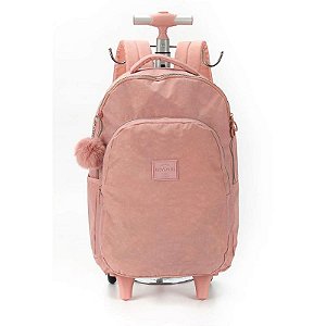 Mochila Com Rodinha Up4you Crinkle G Nude