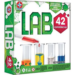 Jogo Diverso Lab 42 - Kit De Experimentos Científicos