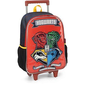 Mochila Infantil Com Rodinha Harry Potter M Vermelha