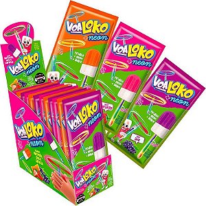 Doce Dip Loko Voa Neon - Pacote Com 30