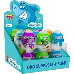 Slime Ovo Surpresa Fundo Do Mar 98g – Display  Com 18 Unidades