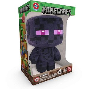 Pelúcia Minecraft Enderman 16cm
