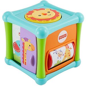 Fisher Price Infantil Cubo Animaizinhos Divertidos