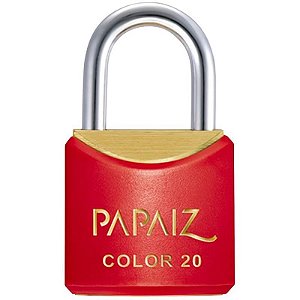 Cadeado Colorido Vermelho Sm Cr20 20mm