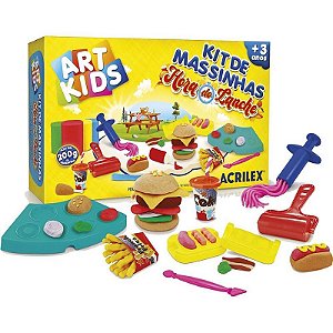 Massa Para Modelar Criativa Art Kids Hora Do Lanche 200g