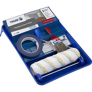 Rolo De Pintura Kit De Retoque 5 Peças Anti Respingo