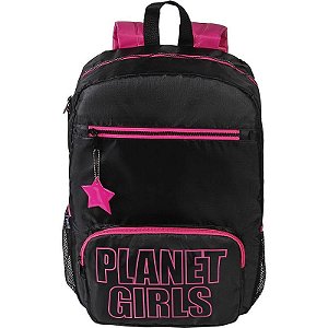 Mochila Planet Girls G Preto/pink