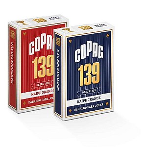 Baralho 139 Couchê 290g Naipe Grande Caixa Com 12