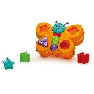 Brinquedo Educativo Borboleta Espoleta Com Blocos Didáticos