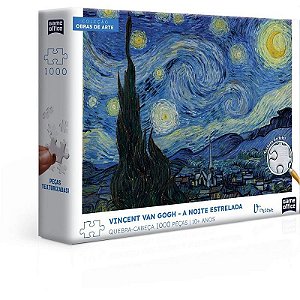 Quebra-cabeça Cartonado Van Gogh Noite Estrelada 1000 Peças