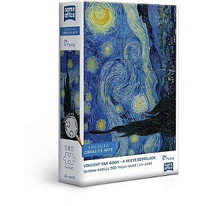 Quebra-cabeça Cartonado A Noite Estrelada 500 Peças  Nano