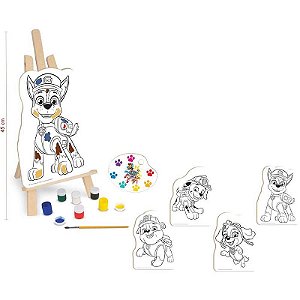 Brinquedo Para Colorir Patrulha Canina Kit De Pintura