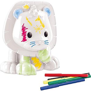 Boneco E Personagem Joy Leãozinho Pintura Com Canetinhas