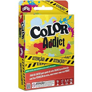 Jogo De Cartas Color Addict - Cartucho