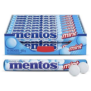 Bala Mentos Stick Menta 37,5g Dp.c/16