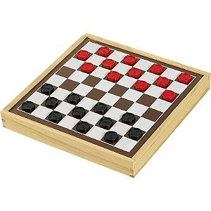 Jogo De Tabuleiro Dama E Trilha