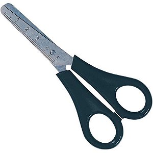 Tesoura Escolar Cis Ks96 Sem Ponta 13,5cm Com Régua - Caixa Com 20 Unidades